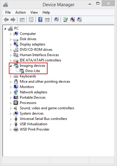 device manager ok highlight