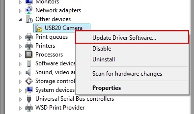 update driver software highlight